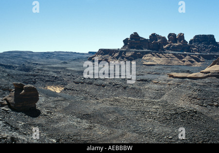 Désert Sahara Libye Tadrart Acacus Banque D'Images