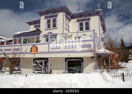 Restaurant Paradis suisse Les Rocheuses Colorado Breckenridge USA Banque D'Images