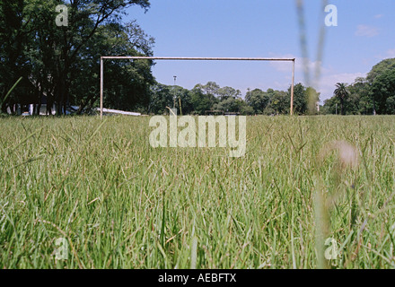 Poteaux de but Banque D'Images