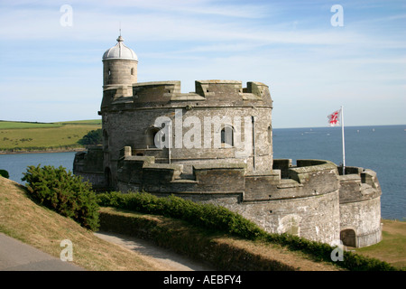 St Mawes Château. Le sud-ouest de l'Angleterre. St Mawes, Truro, Cornwall Banque D'Images