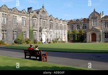 Au QUADRANGLE à l'UNIVERSITÉ DE ST ANDREWS EN ECOSSE Banque D'Images