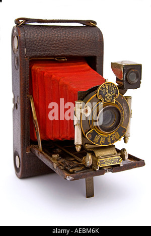 Un certain nombre de modèle de poche de pliage 3 appareil photo Kodak vers 1902 Banque D'Images
