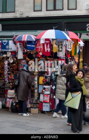 Vente d'étal de souvenirs de Londres Banque D'Images