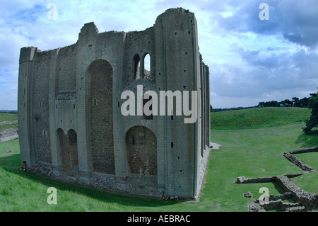 Le château de castle rising Kings Lynn norfolk angleterre Banque D'Images