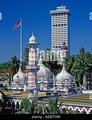 La Malaisie Kuala Lumpur Masjid Jamek ou Mosquée du Vendredi construit en 1909 près de Merdeka Square Banque D'Images