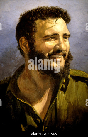 Fidel Alejandro Castro Ruz Cuba La Havane Cuba Histoire Historique Banque D'Images