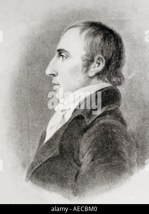 William Wordsworth, 1770-1850. Poète romantique anglais. Banque D'Images