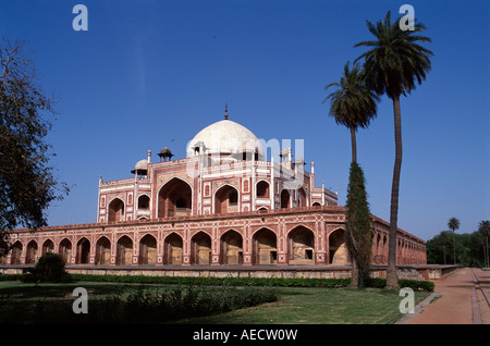 New Delhi, tombeau de Humayun, Jour Banque D'Images