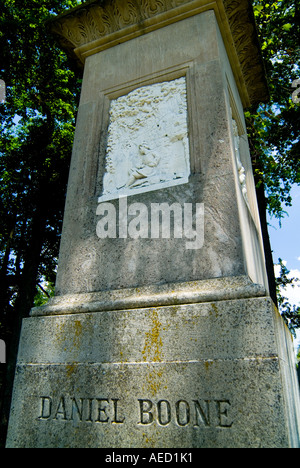 Tombe de l'explorateur Daniel Boone trouve à Frankfort au Kentucky Banque D'Images