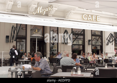 Cafe Mozart, Vienne Banque D'Images