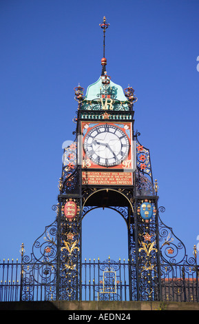 Eastgate Clock Chester Cheshire Angleterre Banque D'Images