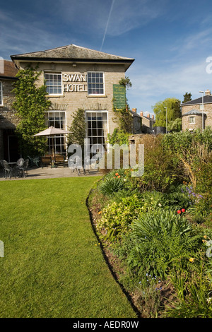 UK Wales Powys Hay-on-Wye The Swan at Hay Hotel du jardin Banque D'Images