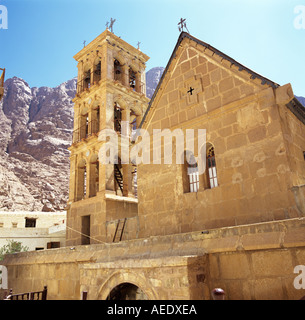 Saint Katherine Monastère Mont Sinaï Égypte Banque D'Images