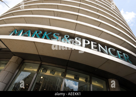 Marks & Spencer London England UK Banque D'Images