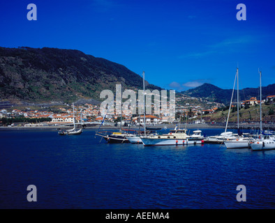 Nouvelle marina de Machico Madeira Portugal Europe. Photo par Willy Matheisl Banque D'Images