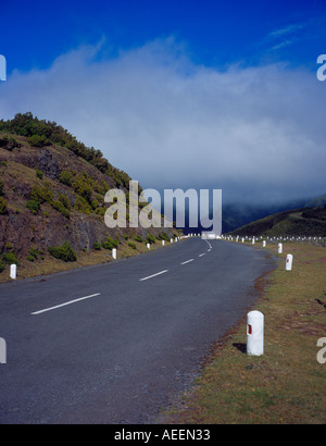 Road à Paul da Serra Portugal Madère l'Europe. Photo par Willy Matheisl Banque D'Images