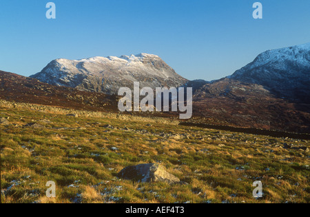 Rhinog Llethr Fach et Y du Nord Ouest du pays de Galles Snowdonia Banque D'Images