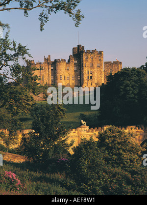 Château d'Alnwick, Northumberland, Angleterre Banque D'Images