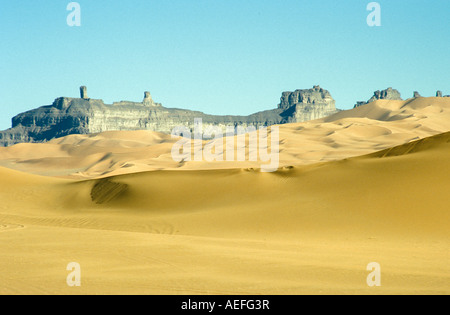 Désert Sahara Libye Tadrart Acacus Banque D'Images