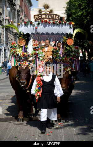 Festa di Sant'Efisio Cagliari Sardaigne Italie Banque D'Images