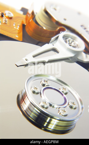 Disque dur Close Up Banque D'Images