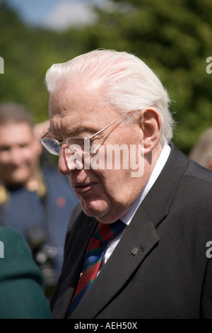 Dr Ian Paisley au mémorial de Thiepval service pour la bataille du premier jour de la Somme 1916 le 1er juillet 2007 Banque D'Images