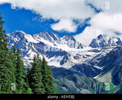 Le parc national des Glaciers Montagne Canada Banque D'Images