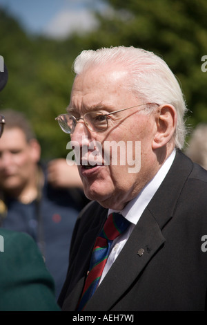 Dr Ian Paisley au mémorial de Thiepval service pour la bataille du premier jour de la Somme 1916 le 1er juillet 2007 Banque D'Images