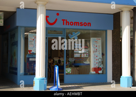 Thomson Travel Agents, Place du Vieux Marché, Nottingham, Nottinghamshire, Angleterre, Royaume-Uni Banque D'Images