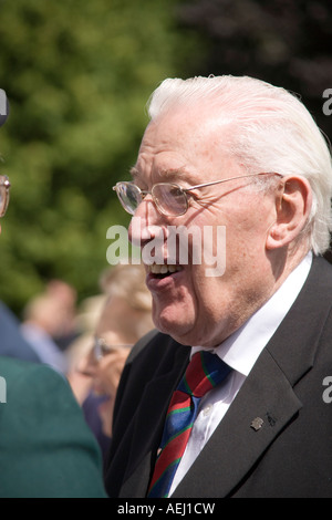 Dr Ian Paisley au mémorial de Thiepval service pour la bataille du premier jour de la Somme 1916 le 1er juillet 2007 Banque D'Images