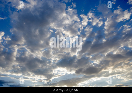 Couds sur le désert de Black Rock au Nevada Banque D'Images