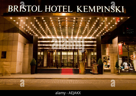 Hall d'hôtel Bristol Kempinski, Berlin, Allemagne Banque D'Images