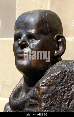 Mémorial à Dietrich Bonhoeffer, Schwaebisch Hall, Bade-Wurtemberg, Allemagne Banque D'Images