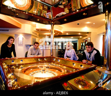 Maison de jeu casino engagement jouet Banque D'Images
