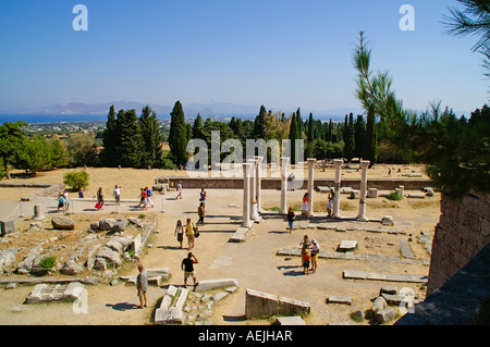 Asclepieion, Cos , Dodécanèse, Grèce Banque D'Images