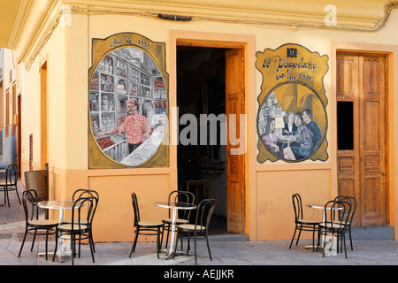 Dans Agueimes Bar, Agüimes, Gran Canaria, Espagne Banque D'Images