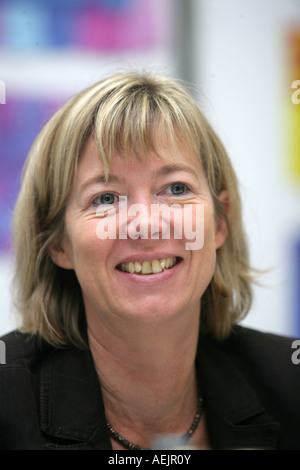 Secrétaire de l'éducation en Rhénanie-palatinat Doris Ahnen (SPD), Allemagne Banque D'Images