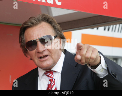 Président de la German soccer club Mainz 05, Harald Strutz, Banque D'Images