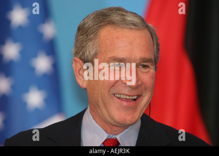 Président des États-Unis d'Amérique George W. Bush Banque D'Images