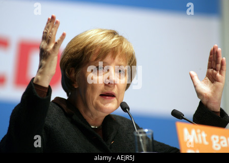 La chancelière Angela Merkel (CDU), Allemagne Banque D'Images