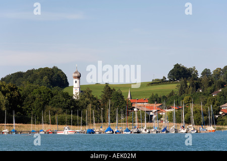 Gmund, le lac Tegernsee, Allemagne Banque D'Images