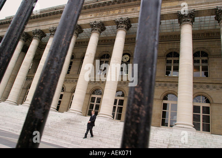 La bourse de Paris Banque D'Images