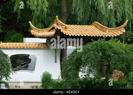 Jardin Chinois, Munich, Bavière, Allemagne Banque D'Images