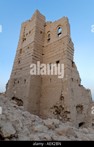 Vieille ville déserte de Marib, au Yémen Banque D'Images