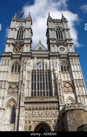 Londres Angleterre jeudi 12 juillet 2007 Vertical image de l'Angleterre Londres Abbaye de Westminster en été, photographié le 12 juillet 2007. Banque D'Images