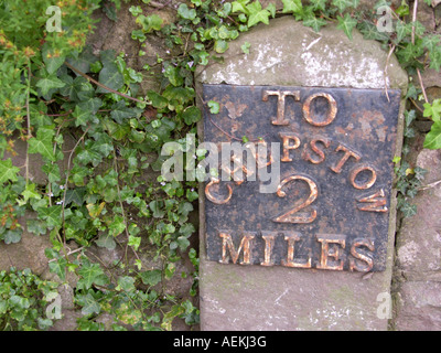 Marche près de Cheptow Offas Dyke South Wales GB UK 2007 Banque D'Images