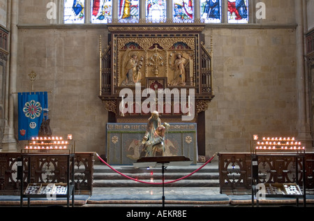 La cathédrale de Winchester - Hampshire Banque D'Images
