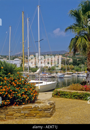 Le lavandou Holiday Resort près de Toulon Var cote d azur provence france Banque D'Images