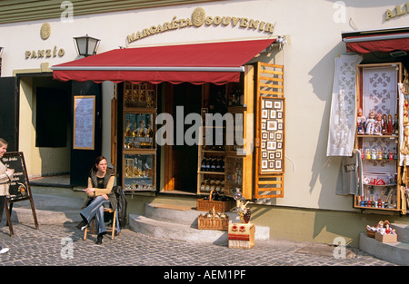 Margareta boutique de souvenirs, Szentendre, Hongrie Banque D'Images