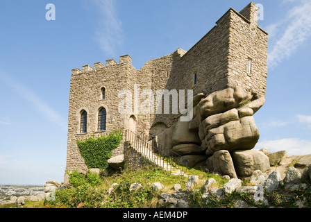 Carn Brae Château, Redruth, Cornwall, UK. Banque D'Images